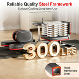 TDH Leg Stretcher, 220LBS Stretcher Machine,200° Adjustable Split Machine, Flexibility Stretching Equipment to Relieving Leg Muscl,Exercise for Everyone (Red-Black)