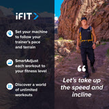 NordicTrack Commercial Series 1250; iFIT-Enabled Treadmill for Running and Walking with 10” Pivoting Touchscreen