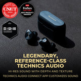 True Wireless Bluetooth Earbuds with Advanced Noise Cancelling, 3 Device Multipoint Connectivity (Midnight Blue) Technics