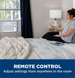 GE Window Air Conditioner Unit, 6,000 BTU for Small Rooms up to 250 sq ft. with Adjustable Fan, White