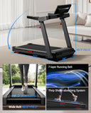 LONTEK Treadmill with Auto 20% Incline, Treadmills for Home, Portable Treadmill with 400lb Capacity Weight, 3.5HP Quiet Running Machine with Adjustable Handle Height, 42.5"× 16.2" Widen Running Area