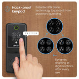 Lockly Secure Pro Wi-Fi Deadbolt Smart Lock Latest Version with Fingerprint