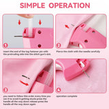 Portable Stitch Gun for Clothes, 1000 White & 1000 Black 5mm Fasteners