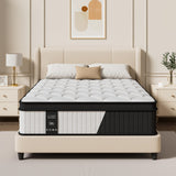 King Size Mattress, 12 Inch Hybrid Mattress King Size in a Box, Medium Firm