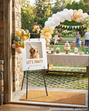 53.9" Black Easel Stand for Sign, Display Easel for Wedding Sign, Painting