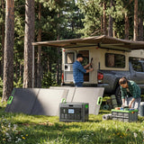 2400W Portable Power Station with 2x100W Solar Panel (Ship Separately)