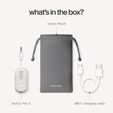 Twelve South AirFly Pro 2, Bluetooth Adapter, Pair 2 AirPods, Glacial White