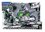 LEXiBOOK RC18, Crosslander Radio Road Motorcycle, up to 12km/h, Perfect Balance, Light Effects, Crazy skids, Fast Acceleration, Ergonomic Remote Control, Rechargeable