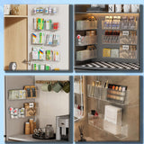 Lae Nuvole Wall Organizer, 2-Pack Clear Adhesive Shelves for Narrow Space