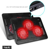 havit HV-F2056 Laptop Cooling Pad for 15.6-17 Inch Laptops, Black