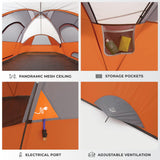 CORE 9 Person Extended Dome Tent - 16' x 9'