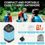 B013 Portable Shower Pump for Camping – 7800mAh Long-Lasting & Quiet Outdoor Shower with LED Display, IPX8 Waterproof Outdoor Shower for Pet Bath, Car Wash & RV
