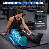 Air Compression Recovery System Full Leg Massager Boots with 8 Intensities 4 Modes Professional Sequential Device to Improvement,Relax,Fast Recovery Muscle for Athletes, Large Size(Height:185-195CM)