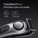 Braun All-in-One Men's Shaving Kit Series 7 7440, 12-in-1 Beard, Face, Nose, Ear Trimmer, Hair Clippers, Body Groomer and Manscaping + Travel Case + Charging Stand