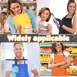 Handepo 36 Pack Bib Apron Bulk Unisex Cotton Aprons with Pockets Plain Washable for Kitchen Restaurant BBQ Painting Crafting (12 Colors)
