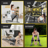 Fabric Resistance Bands for Legs - Workout Bands Resistance Bands for Men and Women - Booty Bands for Working Out - Exercise Bands Resistance Bands Set - Elastic Bands for Exercise (Gray) Tribe Lifting