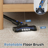 NEWBULIG Cordless Vacuum Cleaner, Lightweight Stick Vacuum for Home with Anti-Tangle and LED Lights, Powerful Rechargeable Wireless Cleaners for Hardwood Floors Carpet Pet Hair