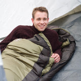 Coleman North Rim 0°F Big & Tall Sleeping Bag, Cold-Weather Mummy Sleep Sack with No-Snag Zipper & Adjustable Hood for Warmth & Ventilation, Large Camping Sleeping Bag