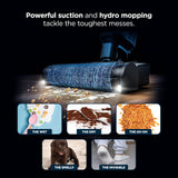 Shark | Wet Dry Vacuum Cleaner | Vacuum and Mop Combo | HydroVac MessMaster | 3-in-1 Self-Cleaning + Powerful Suction | 2 Brushrolls & 2 Solutions Included | Hardwood Floor & Area Rug Cleaner | AW261