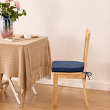 IPYNBAP Chair Cushions for Dining Chairs with Ties and Removable Cover, Dining Kitchen Chair Pads with Non-Slip Bottom