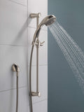 Delta Faucet 3-Spray Touch-Clean Wall-Mount Slide Bar Hand Held Shower with Hose, Stainless 57014-SS