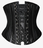 SHAPERX Women's Waist Training Corsets Underbust Heavy Duty 26 Steel Boned Hourglass Silhouette Body Shaper, SZ1908-Black-S