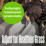 Westinghouse 40V 18 Inch Cordless (Push) Lawn Mower, Tool Only, 6 Height Positions, Up to 3100 RPM