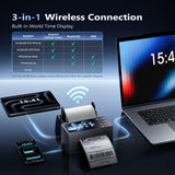 Phomemo 300DPI 4" Touchscreen Wi-Fi 4x6 Thermal Shipping Label Printer