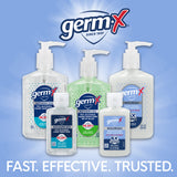 Germ-x Nourish Hand Sanitizer, 2-in-1 Moisturizing and Sanitizing Formula with Shea Butter, Vitamin E & Aloe, Non-Greasy, Fresh Scent, Pump Bottle, 8 Oz (Pack of 6) Germ-X