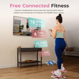 Sunny Health & Fitness Total Body 2-in-1 Stepper Machine, Total Body Workout, Adjustable Hydraulic, Resistance Bands, Non-Slip Pedals w Optional Free SunnyFit App Enhanced Bluetooth Connectivity