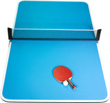 Butterfly Family Mini Ping Pong Table -1 Piece Portable Ping Pong Table for Tailgating Games - 2ft Height - Great Ping Pong Table for Families - Adjust Angles for Slower Play