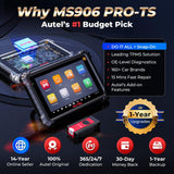 Autel Scanner MaxiSys MS906 Pro-TS, Full TPMS OE Coding as MS906 PRO2-TS