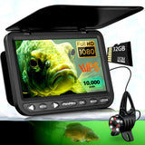 [FishPRO® 2026 Upgrade] NO.1 HD 1080P Underwater Fishing Camera 7''IPS w/DVR-32GB,Ice Fishing Camera w/10,000mAh(Ease to Use), Fish Finder Camera for Ice Lake Boat Fishing w/USB-C, LED+IR, 83ft