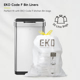 EKO Mirage-T 50 Liter / 13.2 Gallon Touchless Rectangular Motion Sensor Trash Can