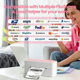 Phomemo Bluetooth Thermal Label Printer, 241BT Label Printer & 20Pcs Labels