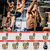 Climbing Rope Gym Workout - 35FT Heavy Duty Jute Thick Ropes for Adults Strength Training Outdoor Tree Swing Indoor Home Fitness Exercise - 1.5 Inch