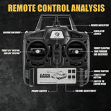BESTYMXY RC Tank Russian T-90 Main Battle Tank, 1/16 2.4ghz Remote Control Vehicle with Sound & Light for Ages 14+