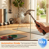 Antok Home Gym Mirror 48"x24" 3PCS, Large Full Length Wall Mounted Mirrors, Frameless Tempered Glass Full Body Mirror for Gym Yoga Dance Studio Garage Bedroom & Bathroom