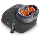 THERAZZAGGE Shiatsu Foot Massager with Heat, Heated Foot Massager for Neuropathy, Foot Warmer, 2 Heat Levels, Remote Control