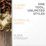 CHI Original Flat Iron Hair Straightener, Ceramic Floating Plates for Smooth Finish, Quick Heat Up Styling Tool, On/Off Switch, 1.25", Mint Mojito