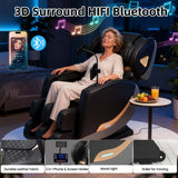 VUYSUYVY Upgraded Massage Chair Full Body, Zero Gravity Massage Chair Recliner- 10 Fix Points, 2026 Shiatsu Massage Chairs with Heat, Airbags, Foot Massage, 6 Auto Modes, Bluetooth Speaker