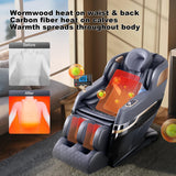 JUGOO Massage Chair Full Body 2026 Zero Gravity Massage Chair with 8 Fix Rollers, Heating, Foot Rollers, Bluetooth Speaker, Airbags, Shiatsu Massage Chair Daily Use