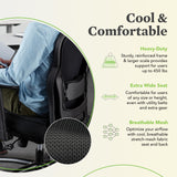 Heavy‑Duty Tilt Recline and Swivel Wheels, Desk and Computer Chair for Home Office, 450 lb. Capacity