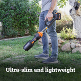 WORX Nitro Cordless Leaf Blower, Electric Blower with 410 CFM & 130 MPH with 3.8 Lbs, 4.0 Ah Battery & Charger Included, WG543