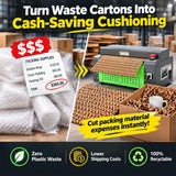Honeycomb Packing Paper Cutter Shredder for Shipping Boxes
