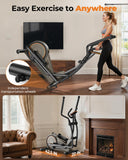 Niceday Elliptical Exercise Machine with 15.5IN/16IN/20IN Stride