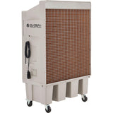 Global Industrial 30" Diameter Portable Evaporative Cooler with LCD Display, 26 Gallon Capacity, 3 Speed, Direct Drive, Up To 10594 CFM, Industrial & Commercial Cooler