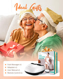 Shiatsu Foot Massager Machine with Heat & Remote, 2026 Upgraded Deep Kneading Feet Massager for Plantar Fasciitis & Neuropathy, 3 Heat Levels, Multi-Mode Massage, Auto-Off Timers, Gifts for Women Men