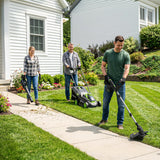 STEELITE 3-in-1 Cordless Lawn Care Kit, Electric Lawn Mower, Trimmer/Edger & Leaf Blower, 21V Brushless, 2 x 4.0Ah Batteries & Dual Chargers for Small Yards