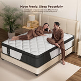 King Size Mattress, 12 Inch Hybrid Mattress King Size in a Box, Medium Firm